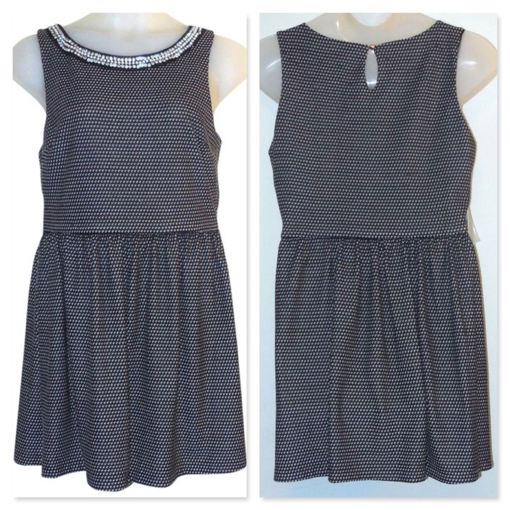 Maison Jules Rhinestone Collar Cocktail Dress XXL - Picture 1 of 7